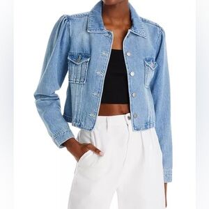 AQUA cropped denim Jacket for Women
